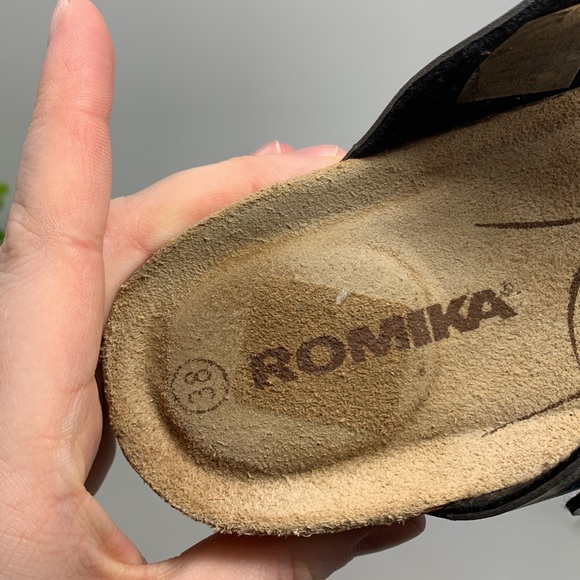 Romika floral cork wedge sandals - Picture 10 of 12